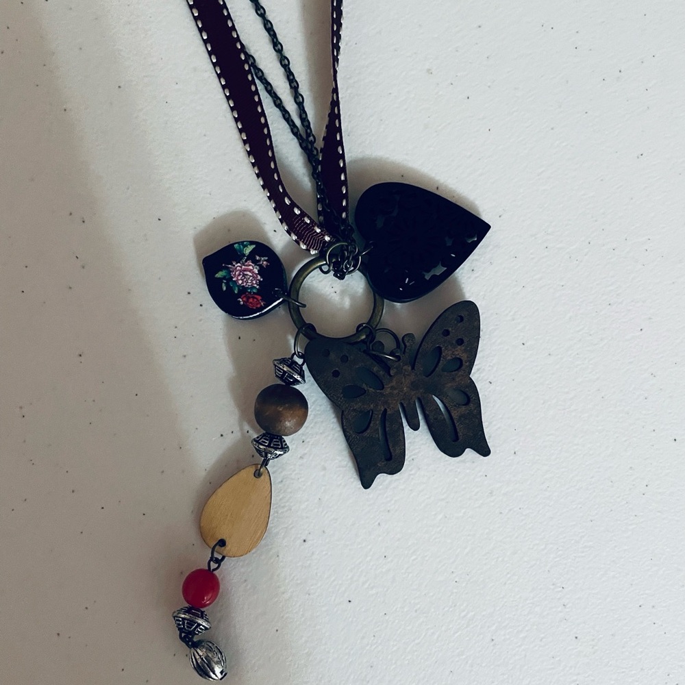 Fun Necklace with Four (4) Charms - Picture 5 of 5